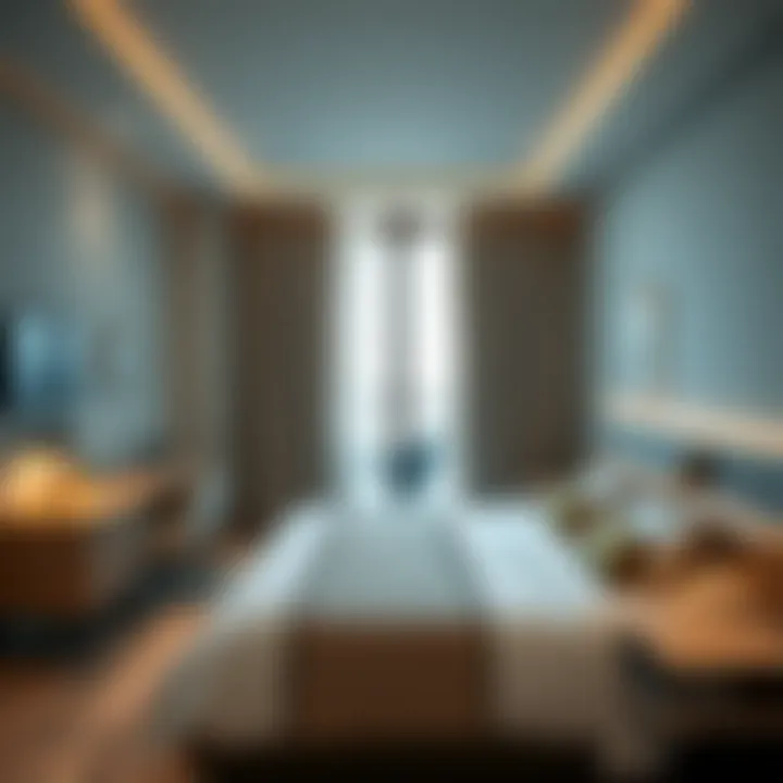 Contemporary Amenities in Jumeirah Rentals Modern amenities in a rental room at Jumeirah Beach Residence