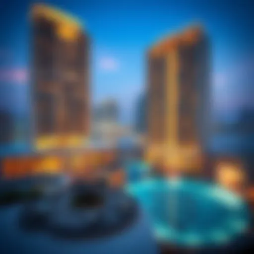 Panoramic view of Jumeirah Beach Residence showcasing luxury living