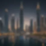 Stunning skyline view of Dubai Marina showcasing modern architecture