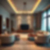 Luxurious interior of a Sakany accommodation unit