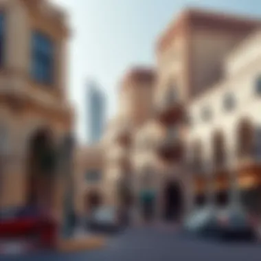 Architectural Diversity on Salah Al-Din Street Distinctive architectural elements along Salah Al-Din Street highlighting historical and modern designs