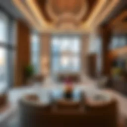 Luxurious apartment interiors in Savoy Park