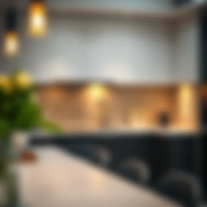 Modern Kitchen in Dubai Service Apartment Modern kitchen in a Dubai service apartment