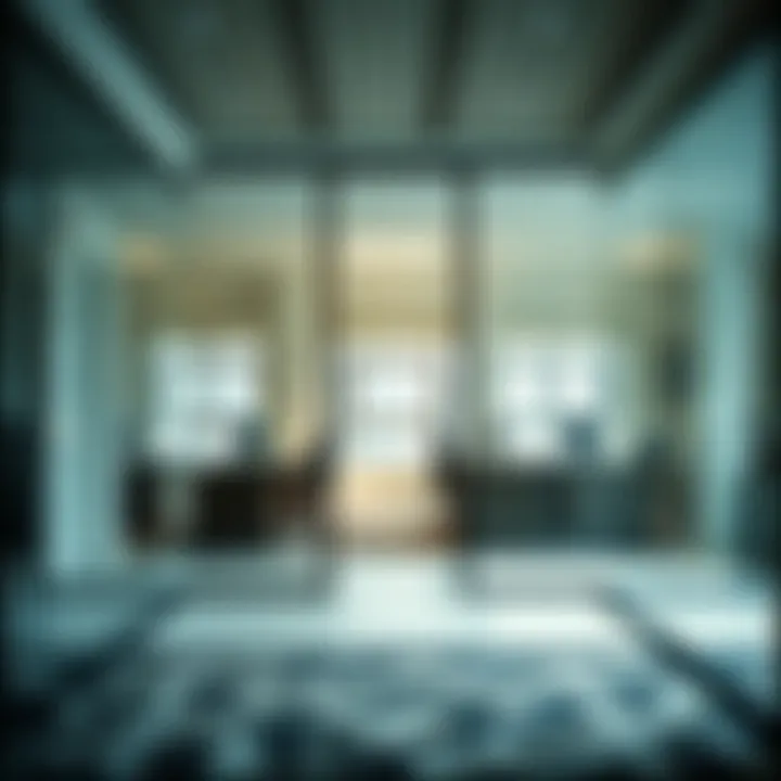 A detailed interior of a rental partition in Silicon Oasis