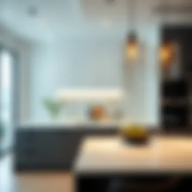 Contemporary Kitchen in SLS Apartments Modern kitchen design in SLS Apartments