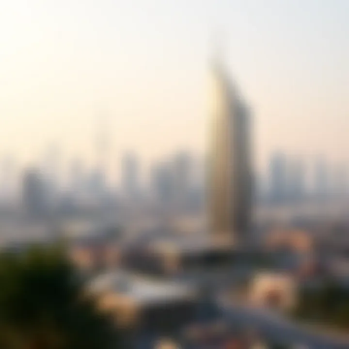 Panoramic view of Silicon Oasis highlighting SO2 Building