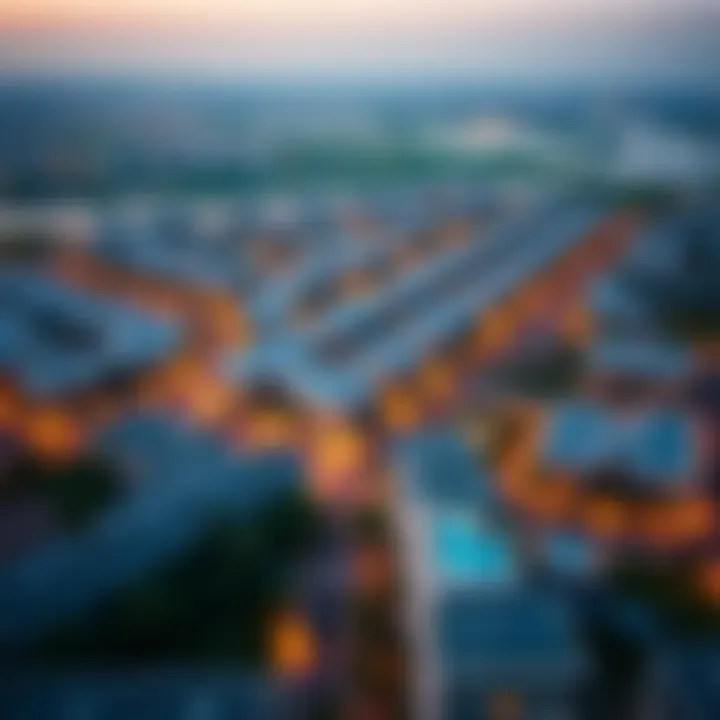 Neighborhood Overview of Sobha Creek Vista Panoramic view of the surrounding neighborhood of Sobha Creek Vista