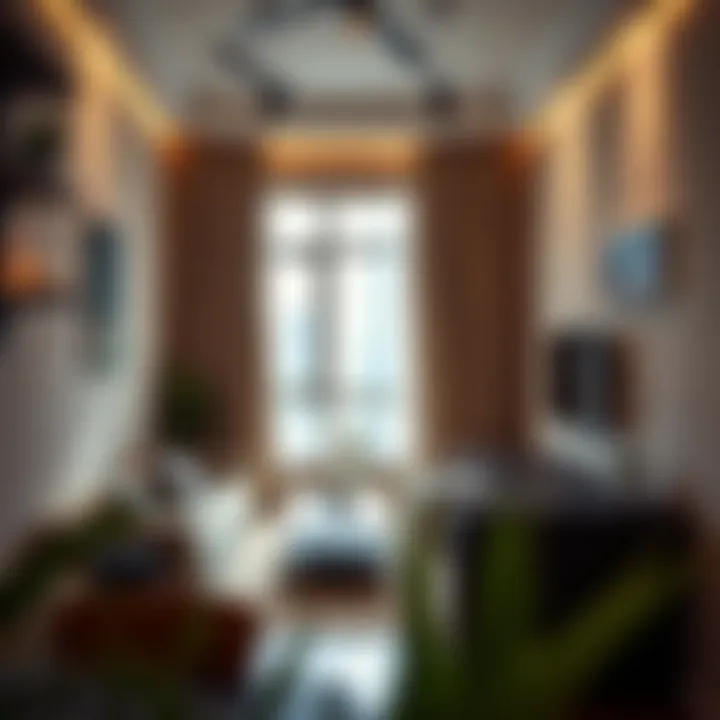 Charming Studio Space Cozy studio apartment showcasing design and comfort