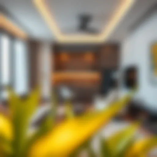 Modern Studio Living in Rashidiya Contemporary studio apartment interior showcasing modern design and decor