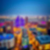 A panoramic view of International City showcasing its vibrant architecture and layout