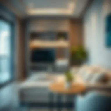 Modern Amenities in a Dubai Studio Apartment Modern amenities in a Dubai studio apartment