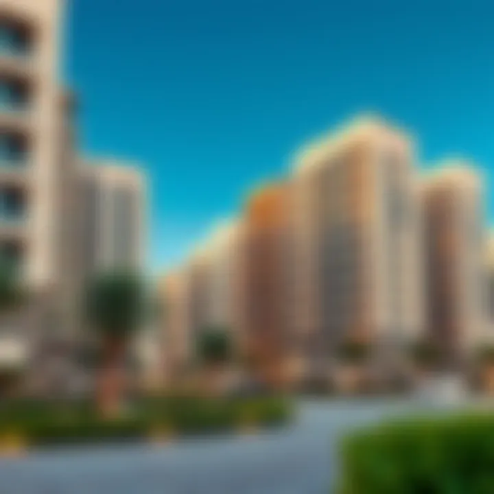 Residential Architecture in Tecom Modern residential buildings in Tecom