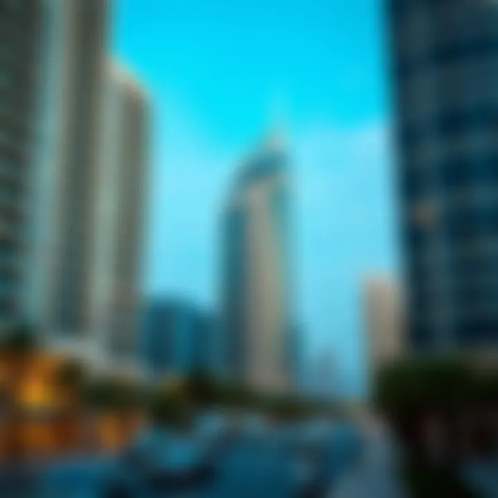 Al Zain Building within Dubai's Urban Landscape Urban landscape view highlighting Al Zain Building in Dubai