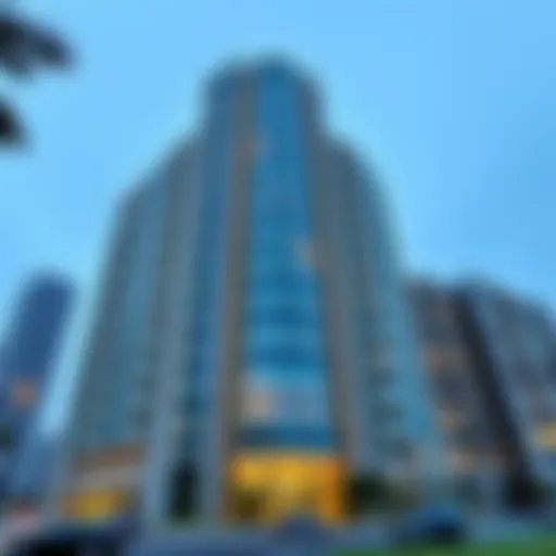 Stunning facade of the Al Zain Building showcasing modern architecture