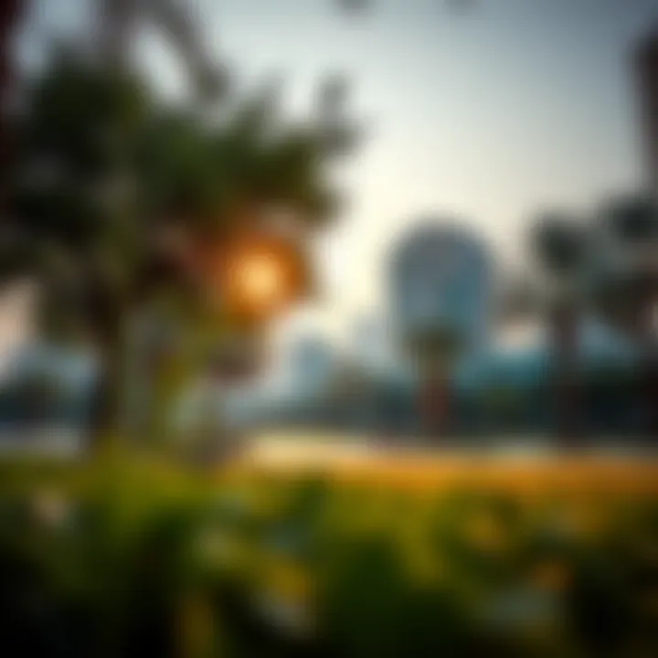 Serene Park in Karama Local park in Karama offering green space for relaxation