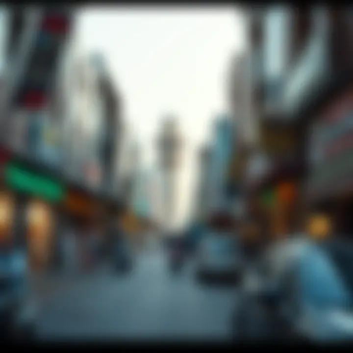 Vibrant Karama Street Life Scenic view of Karamaâs vibrant street life and local shops