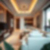 Modern 1 BHK apartment interior showcasing contemporary design