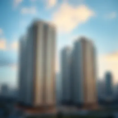 Modern Condominiums in Dubai A stunning skyline view of Dubai showcasing modern condominiums