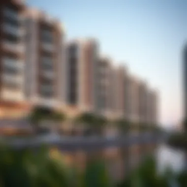 Modern architectural design of residential buildings in The Cove