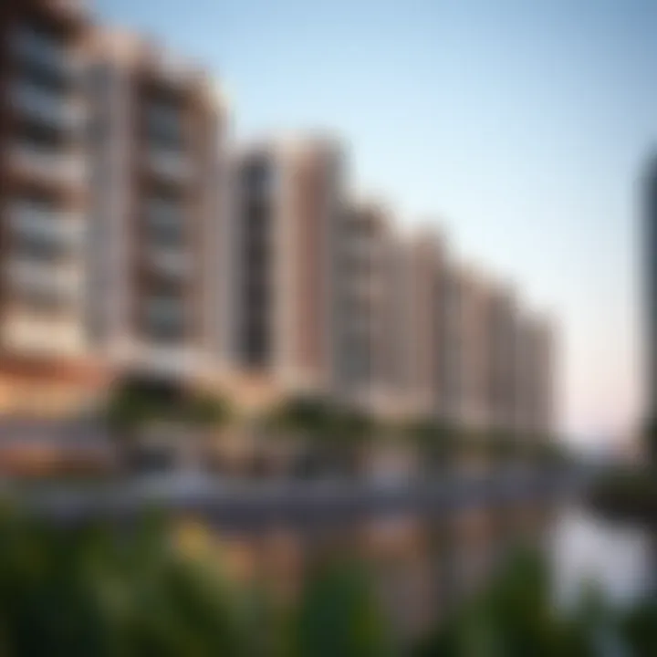 Modern architectural design of residential buildings in The Cove