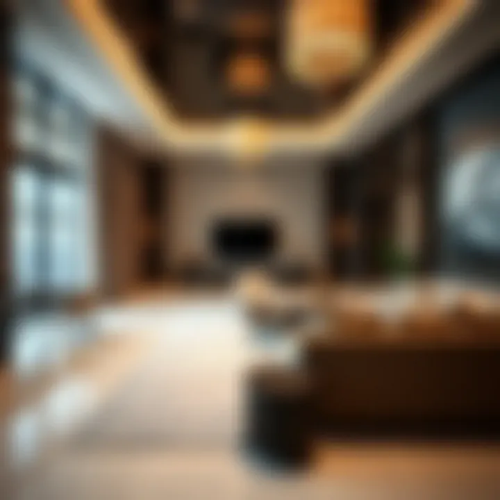 Elegant living area inside a Grand Bellevue apartment