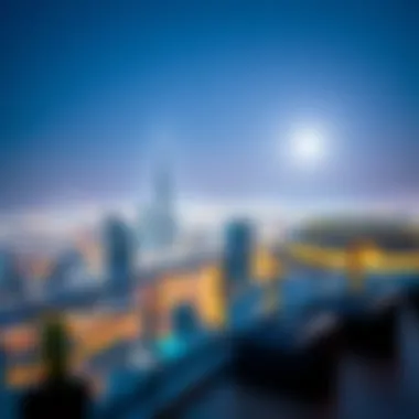 Breathtaking panoramic view from the hotel's terrace