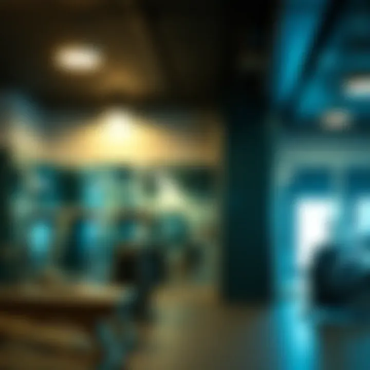 Dynamic fitness atmosphere within a local gym