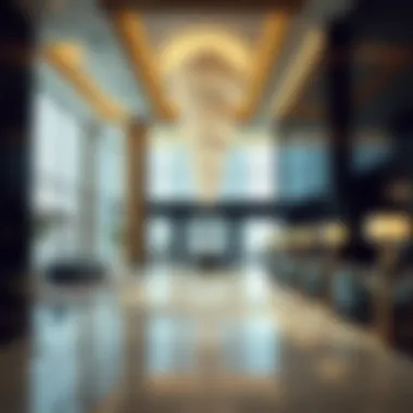 Luxurious Lobby of Indigo Tower Luxurious lobby interior of Indigo Tower