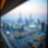 A stunning view of the skyline surrounding Vera Dubai