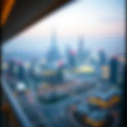 A stunning view of the skyline surrounding Vera Dubai