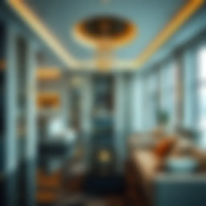 Luxurious Amenities Inside the New Al Shafar Building Interior space highlighting luxurious amenities within the building