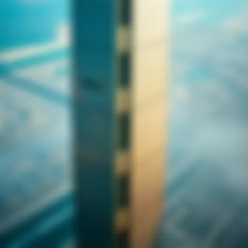 Aerial view of the Onyx Tower showcasing its unique architectural design