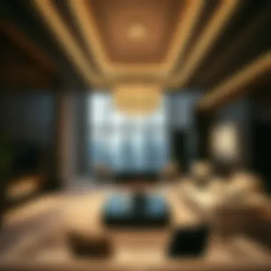 Interior Luxury of Onyx Tower Luxurious interior of the Onyx Tower highlighting modern living spaces
