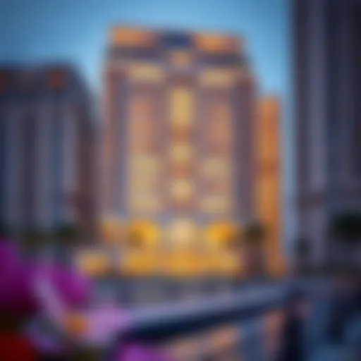 Elegant architectural exterior of Viewz Danube