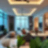 Modern apartment interior in Mussafah Shabia