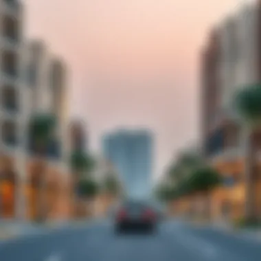 Street view of Mussafah Shabia neighborhood