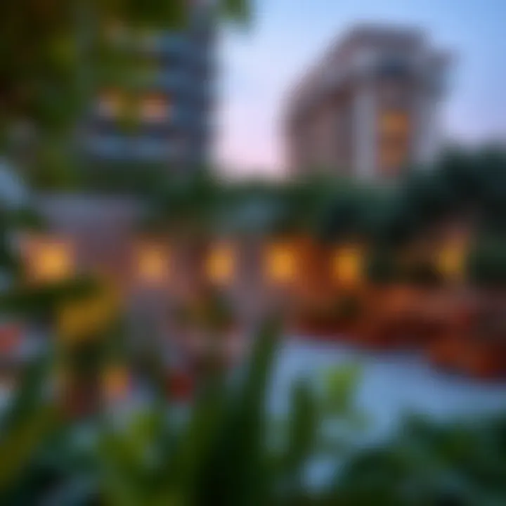 Community Spaces in Hamilton Vibrant community spaces in Hamilton Dubai with lush greenery