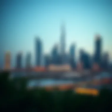 Hamilton Dubai Skyline Stunning skyline of Hamilton Dubai showcasing modern architecture