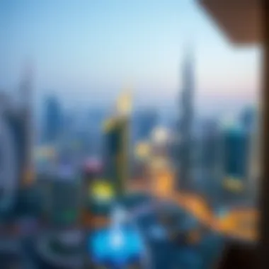 Spectacular View of Dubai Mall Stunning view of Dubai Mall from a hotel apartment balcony