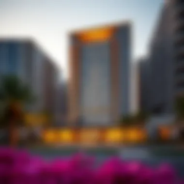 Stunning exterior view of Hyatt Regency Dubai Creek Heights Residences showcasing modern architecture