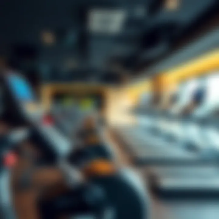 Modern fitness center with state-of-the-art equipment at Hyatt Regency Dubai Creek Heights