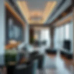 Luxurious interior of Icon Hotel Apartments showcasing modern design and comfort