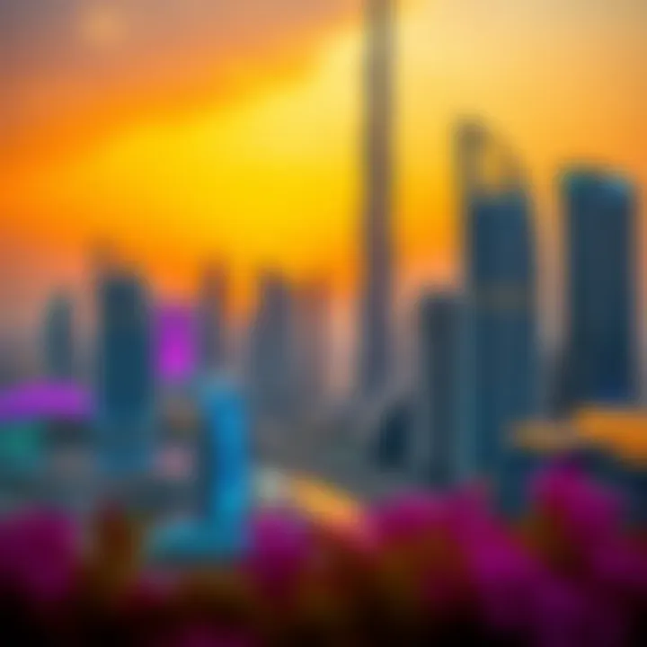 Investment Opportunities in Dubai Investment opportunities highlighted by the vibrant Dubai skyline