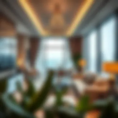 Luxurious Living Space in JBR View Luxurious interior of a JBR View apartment