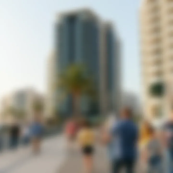 Community Life in JBR Vibrant community life in JBR