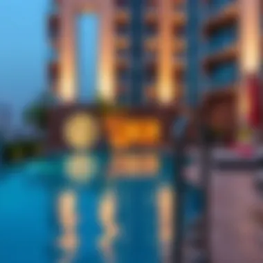 Amenities at Jood Residence Amenities at Jood Residence including pool and gym