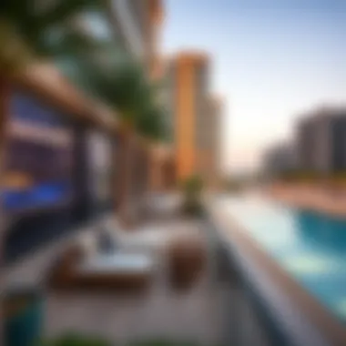 Luxurious beachfront view from a property in JBR