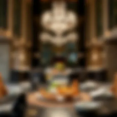 Exquisite Dining Options at Kempinski Palm Gourmet dining setup highlighting diverse culinary offerings