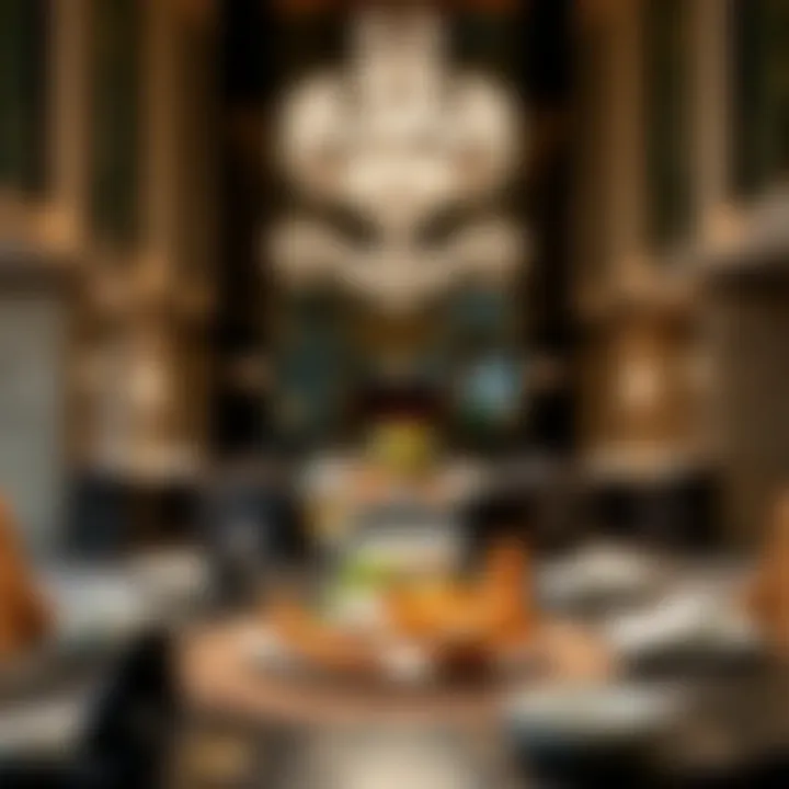 Exquisite Dining Options at Kempinski Palm Gourmet dining setup highlighting diverse culinary offerings