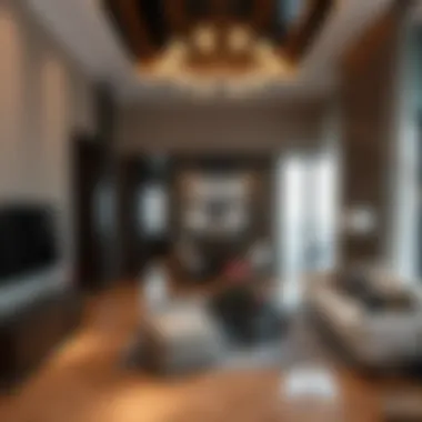 Luxury Interiors in Dubai's Apartment Market Stylish interior of a luxury apartment